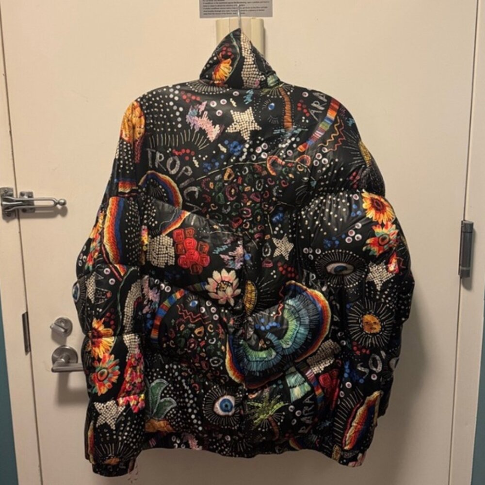 FARM Rio Borogodo Reversible Puffer ✨RARE✨ - Picture 6 of 8